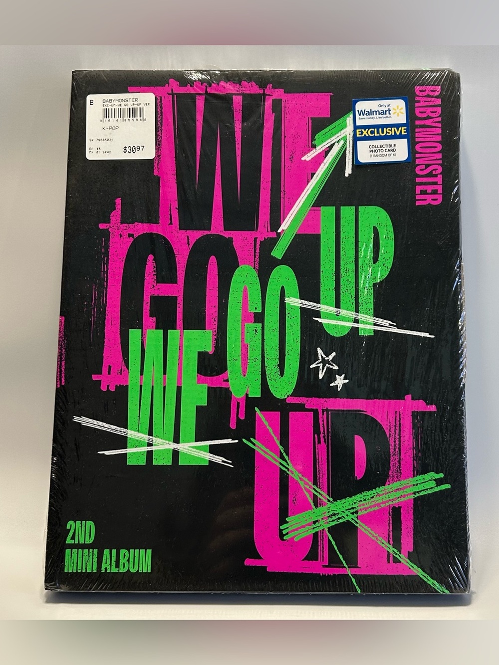 CD BabyMonster We Go Up 2nd Mini Album Walmart Ex (Up ver) SEALED K-Pop Black